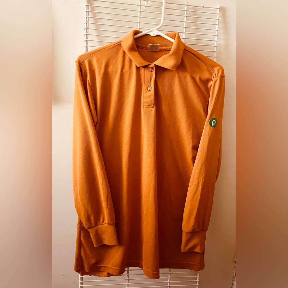 Superior Uniform Group Button Up Apricot Shirt Small - Picture 3 of 11